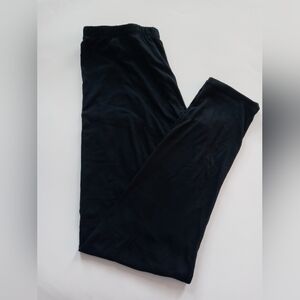 Bobbie Brooks Women's Black Leggings, Elastic Waistband, Size Large